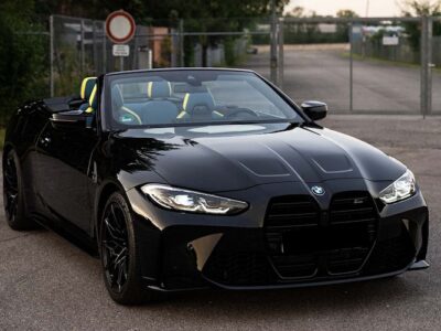 frontansicht vom BMW M4 Cabrio in München