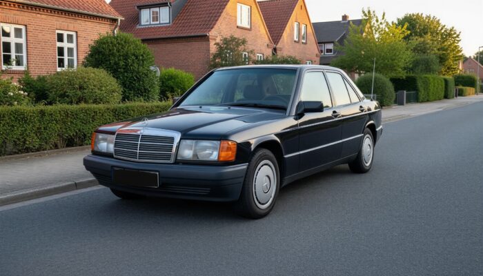 Mercedes 190 D W201 mieten in Flensburg hero