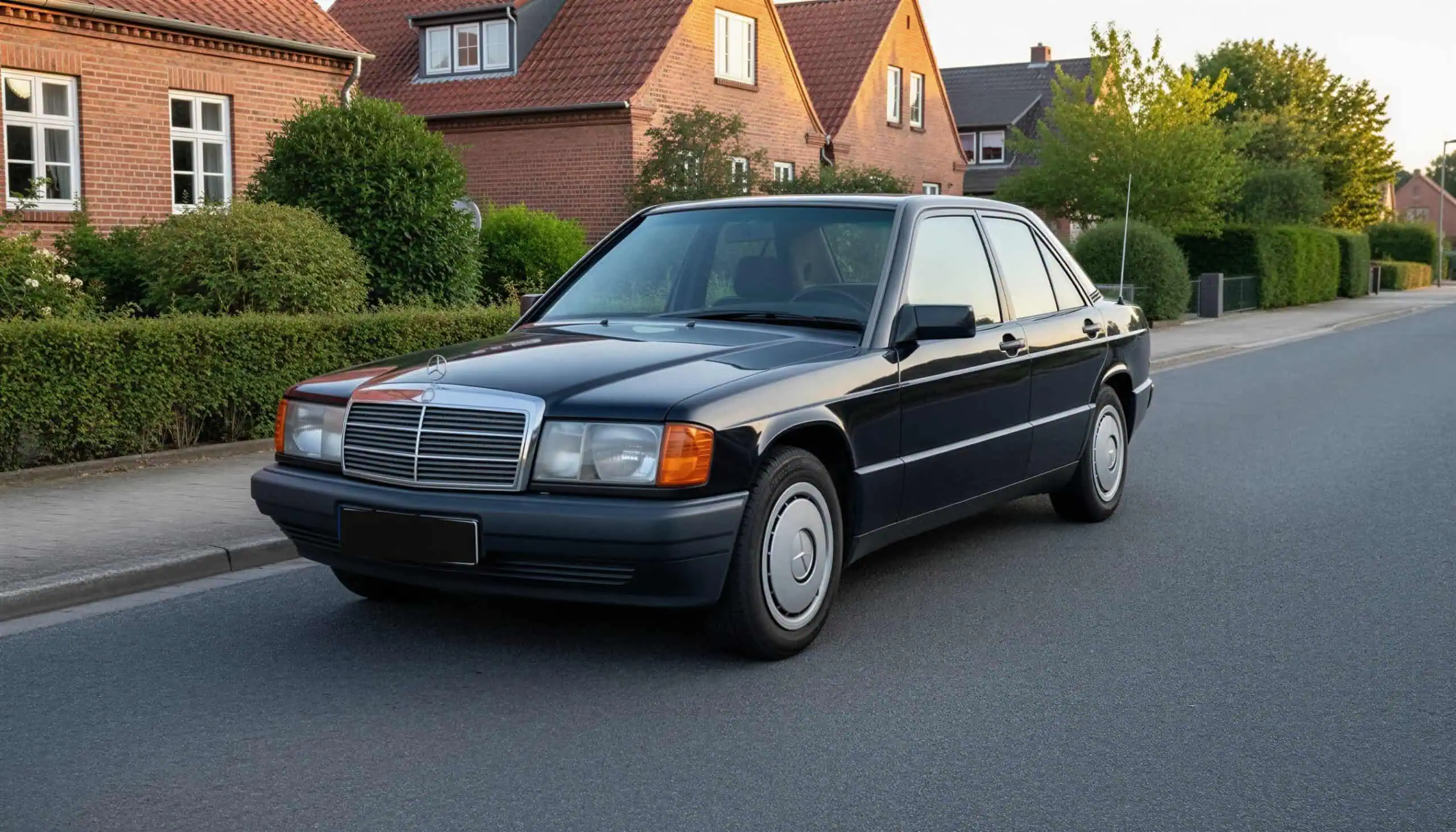 Mercedes 190 D W201 mieten in Flensburg hero