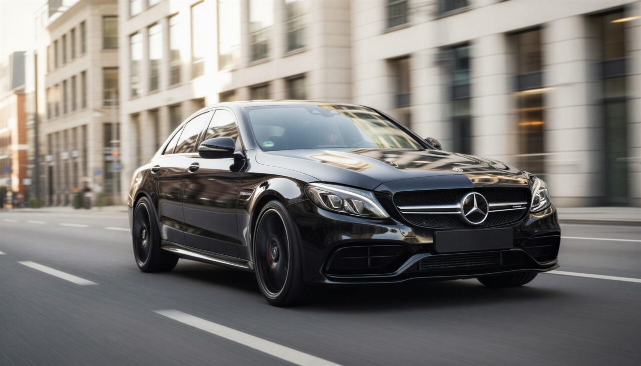 Mercedes-Benz C63S AMG mieten in Hamburg hero