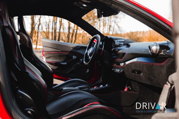 Interior vom Ferrari F8 Tributo