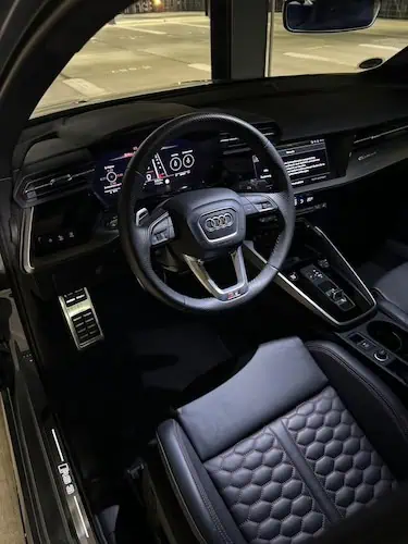 Interior vom Audi RS3 in Frankfurt