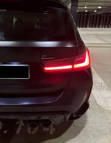 Heck vom BMW M3 Touring in Frankfurt