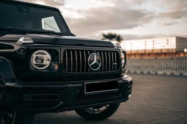 Mercedes G63 AMG vorne rechts nahaufnahme