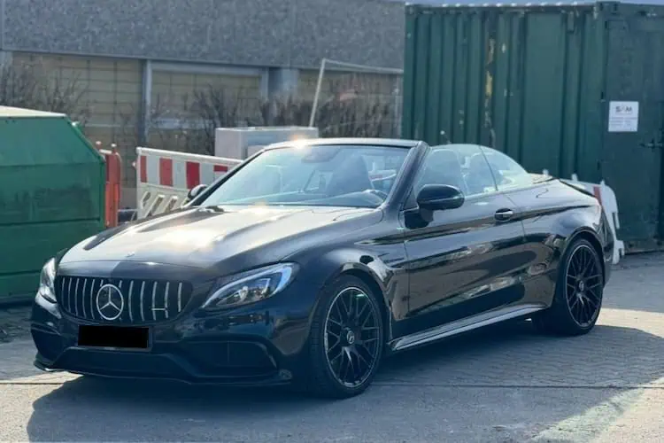 Frontansicht vom Mercedes C63s AMG in Karlsruhe
