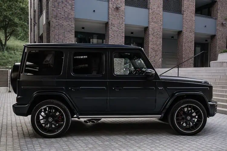 Seitenansicht vom Mercedes G63 AMG in Trier