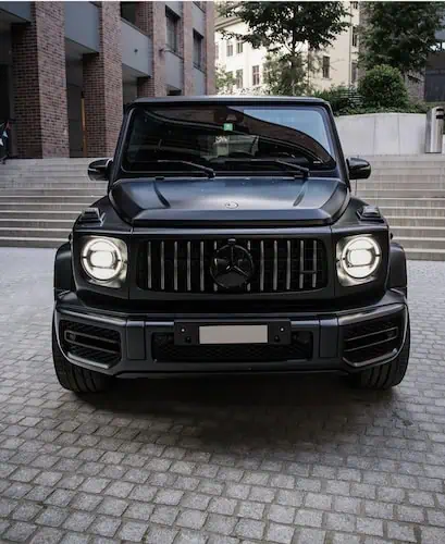 Frontansicht vom Mercedes G63 AMG in Trier
