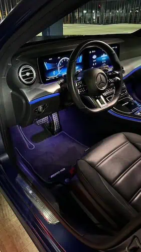 Interior vom Mercedes E63 AMG in Frankfurt