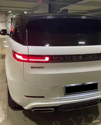 Heck vom Range Rover Sport in Frankfurt