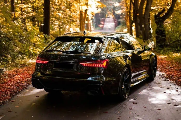 Heckansicht vom Audi RS6 in Einbeck