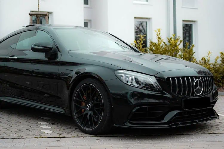 Seitenansicht vom Mercedes C63s AMG in Einbeck