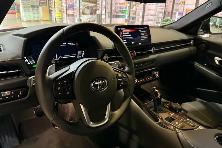 Interior vom Toyota GR Supra Legend in München