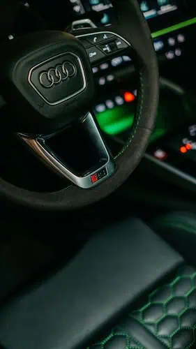 Innenraum vom Audi RS3 in Nürnberg