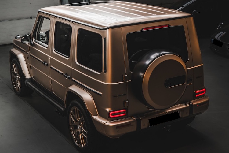 Heckansicht vom Mercedes G63 AMG in Köln