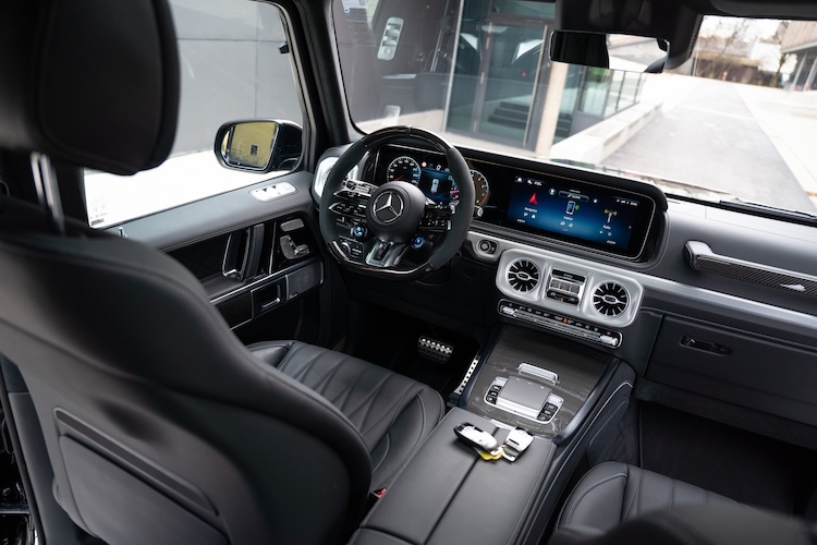 Interior vom Mercedes G63 AMG 2024 in München