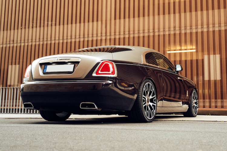 Seitenansicht vom Rolls Royce Wraith in Frankfurt