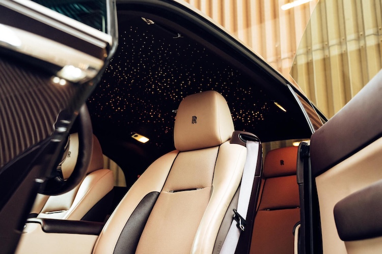 Interior vom Rolls Royce Wraith in Frankfurt