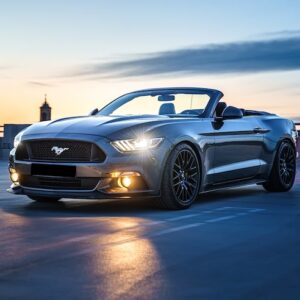 Frontansicht vom Ford Mustang GT Cabrio in Nürnberg