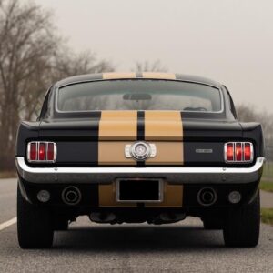 Heckansicht vom Ford Mustang Fastback in Hamburg