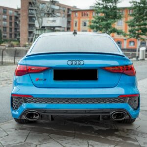 Heckansicht vom Audi RS3 in Frankfurt