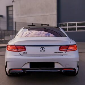 Heckansicht vom Mercedes S63 AMG Coupe in Siegen