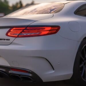 Heck vom Mercedes S63 AMG Coupe in Siegen