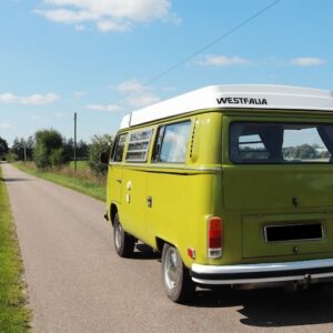 Heckansicht vom VW T2b in Flensburg