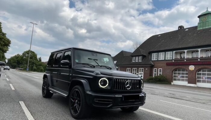 Seitenansicht vom Mercedes G63 AMG in Hamburg