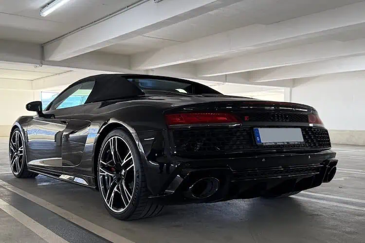 Heckansicht vom Audi R8 in Dortmund