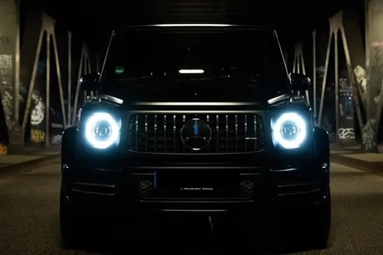 Frontansicht vom Mercedes G63 AMG in Hamburg
