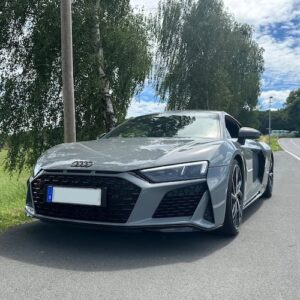 Frontansicht vom Audi R8 V10 Spyder in Dortmund