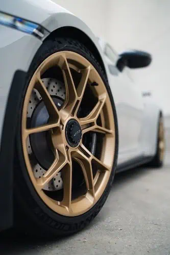 Felge vom Porsche 911 GT3 in Stuttgart