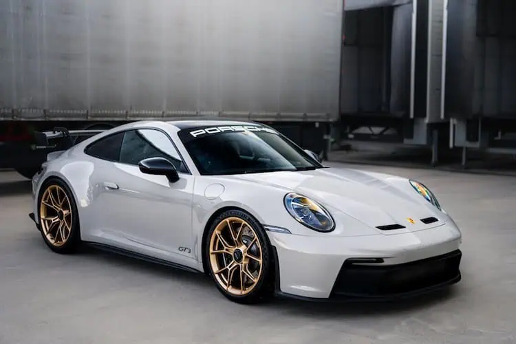 Frontansicht vom Porsche 911 GT3 in Stuttgart