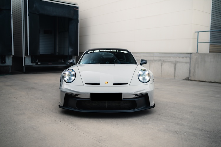 Frontansicht vom Porsche 911 GT3 in Stuttgart