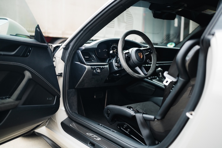Interior vom Porsche 911 GT3 in Stuttgart