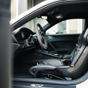Innenraum vom Porsche 911 GT3 in Stuttgart