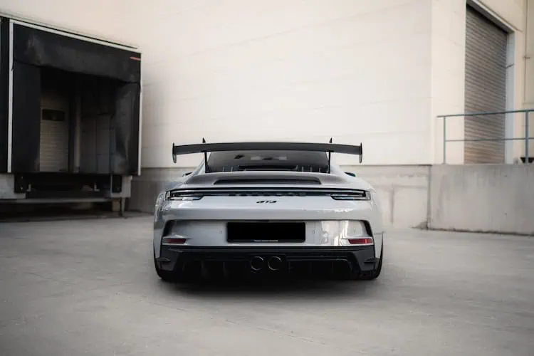 Heckansicht vom Porsche 911 GT3 in Stuttgart