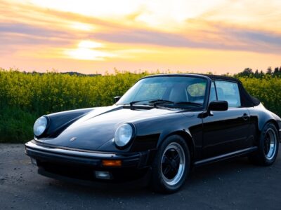 Frontansicht vom Porsche 911 3.2 Cabrio