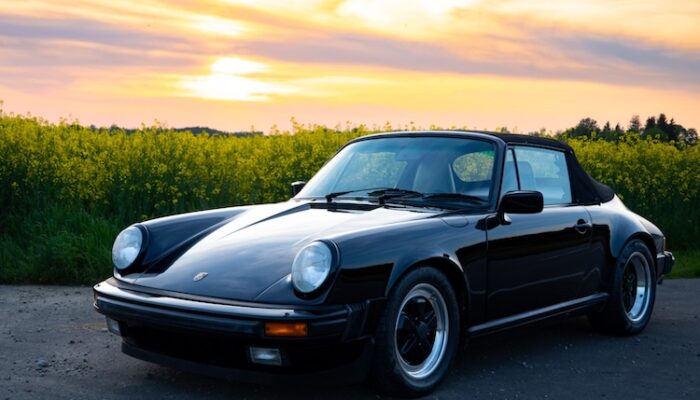 Frontansicht vom Porsche 911 3.2 Cabrio