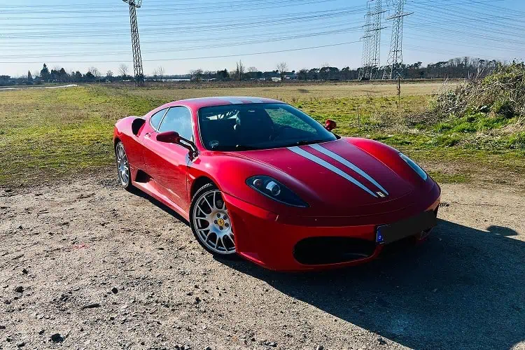 Frontansicht vom Ferrari F430 in Frankfurt