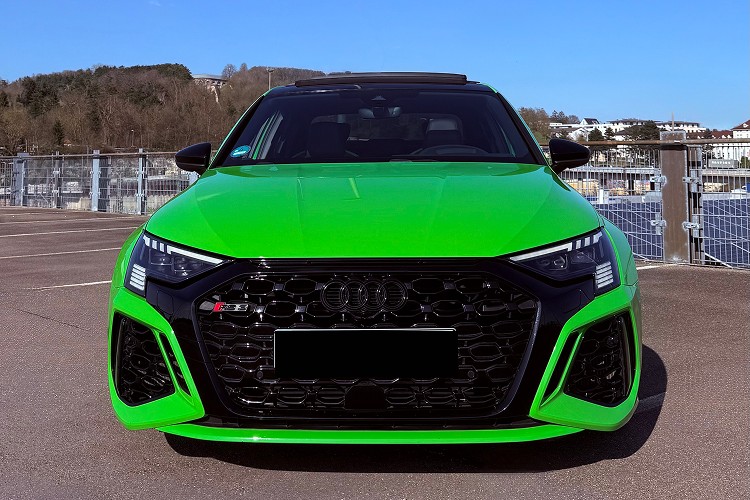 Frontansicht vom Audi RS3 in Ulm