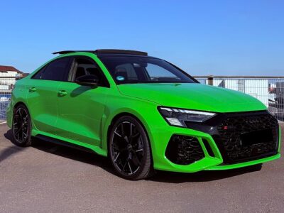 Seitenansicht vom Audi RS3 in Ulm