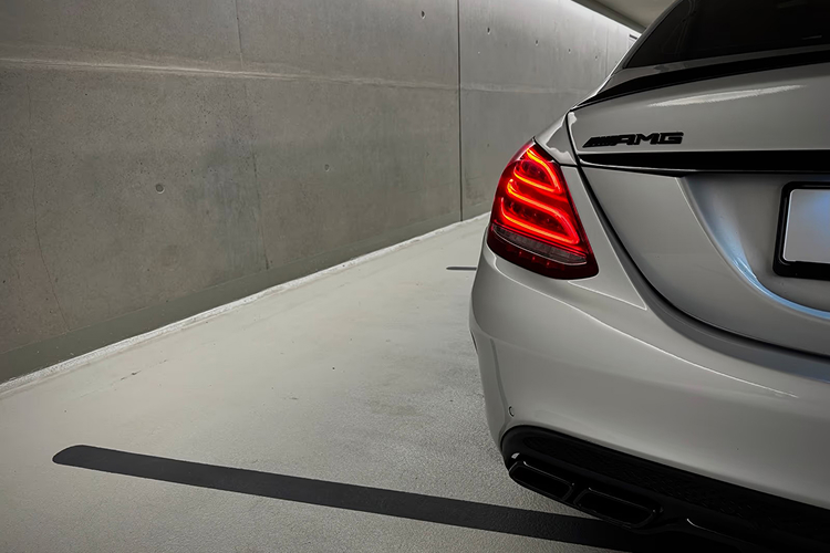 Heck Mercedes C63 AMG in Düsseldorf