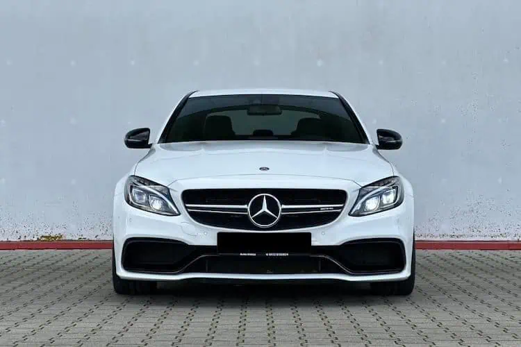 Fronansicht vom Mercedes C63 AMG in Augsburg