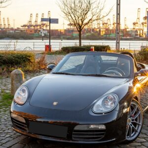 Frontal Porsche 987 Boxster S in Hamburg