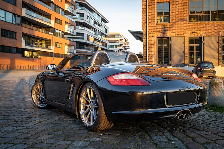 Heckansicht Porsche 987 Boxster S in Hamburg