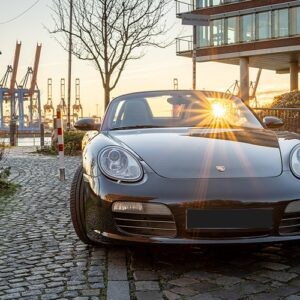 Frontansicht Porsche 987 Boxster S in Hamburg