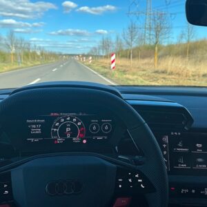 Interior der Audi RS3 Limousine in Wolfsburg