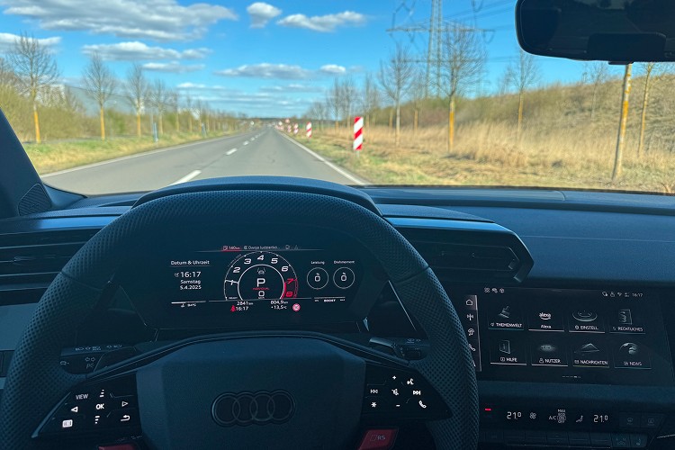 Interior der Audi RS3 Limousine in Wolfsburg