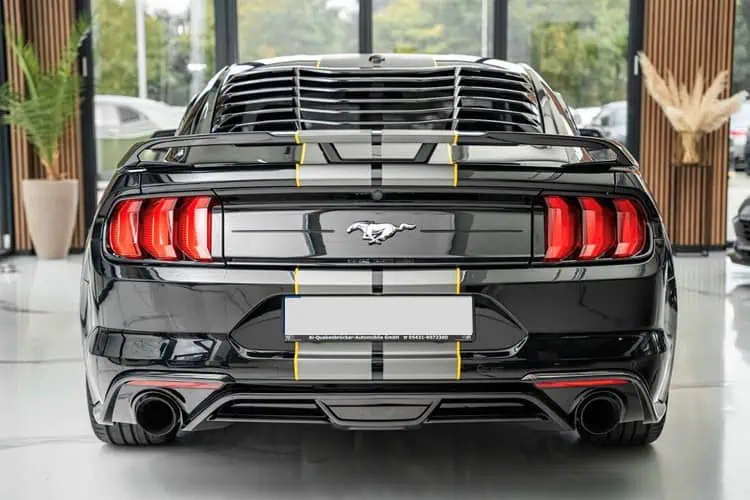 Heckansicht Ford Mustang 2.3 Ecobooster in Braunschweig